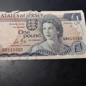 Bancnotă 1 Pound 1979, JERSEY, G