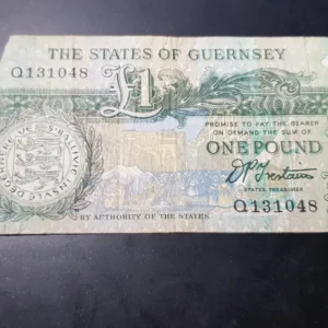 Bancnotă 1 Pound 1992, GUERNSEY, FA