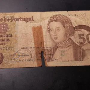 Bancnotă 50 Escudos 1968, PORTUGALIA, G