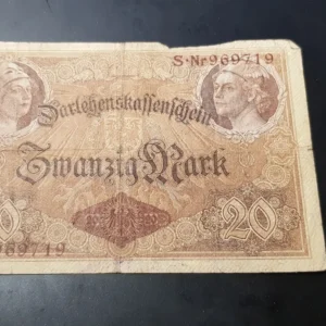 Bancnotă 20 Mark 1914, GERMANIA, G