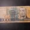 Bancnotă 100.000 Cruzeiros 1984, BRAZILIA, FA